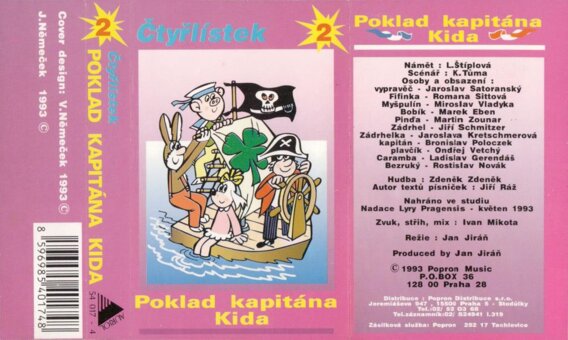 Čtyřlístek 2 - Poklad kapitána Kida