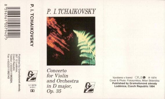 Concerto for violin and orchestra in D major