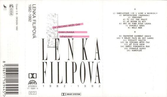 Za všechno může čas, Zamilovaná, Věnování