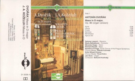 Mass in D major, Missa in D