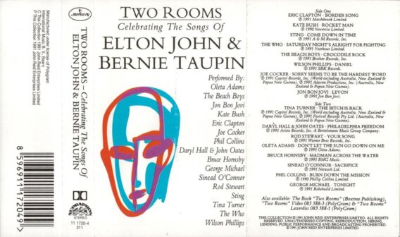Two rooms celebrating the songs of Elton John & Bernie Taupin