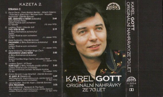 Originální nahrávky ze 70. let