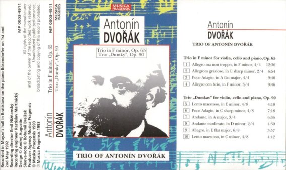 Trio in F minor, Trio Dumky