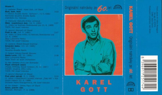 Originální nahrávky ze 60. let