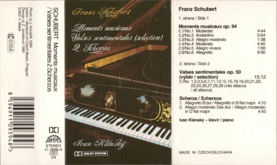 Moments musicaux, Valses sentimentales, 2 Scherzos