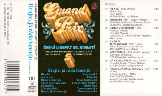 Grand Prix České lidovky 20. století - Hrajte, já ráda tancuju