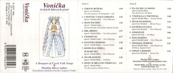 Vonička českých lidových písní