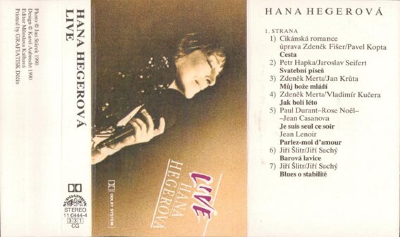 Hana Hegerová live
