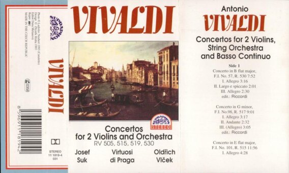 Concertos for 2 Violins and Orchestra
