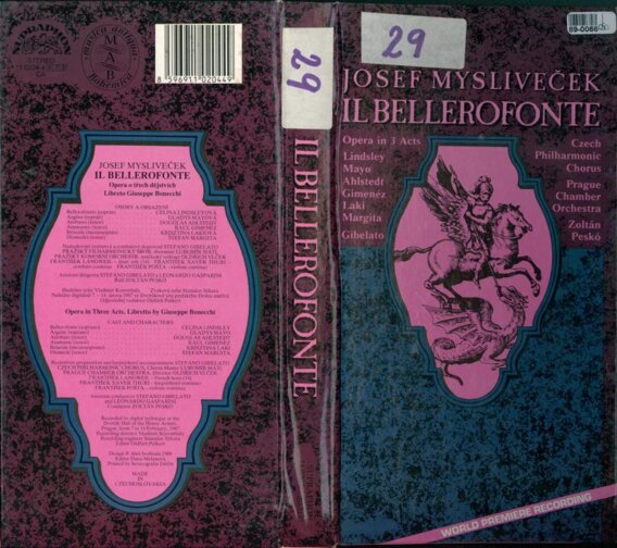 Josef Mysliveček - Il bellerofonte