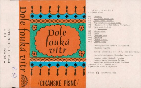 Dole fouká vítr - Cikánské písně