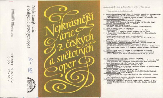 Nejkrásnější árie z Českých a světových oper
