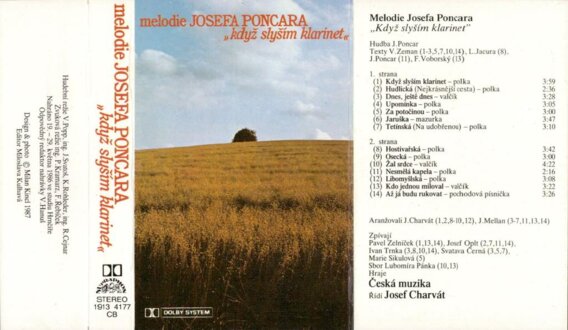Melodie Josefa Poncara - Když slyším klarinet