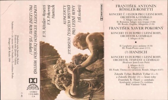 Koncerty starých Českých mistrů pro lesní rohy - 18. století