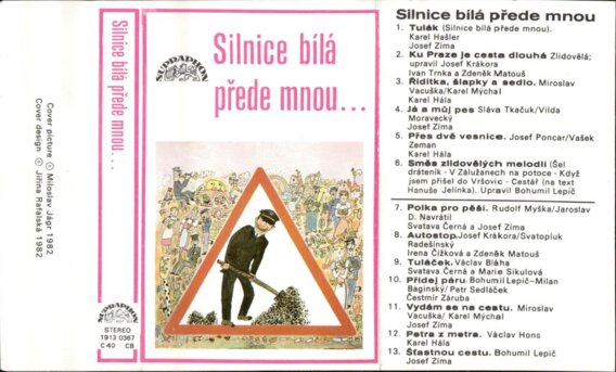 Silnice bílá přede mnou