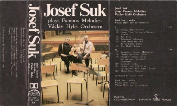 Josef Suk plays Famous melodies