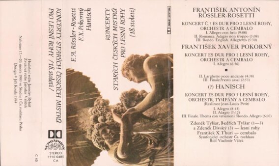 Koncerty starých Českých mistrů pro lesní rohy - 18. století