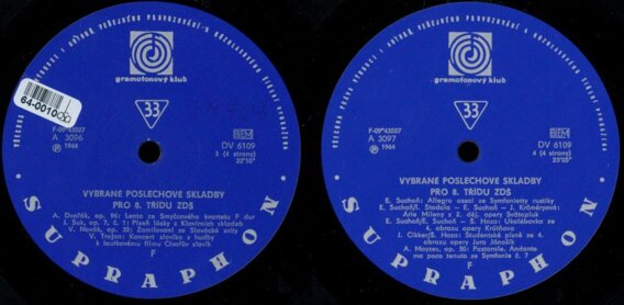 Vybrané poslechové skladby pro 8 třídu ZDŠ