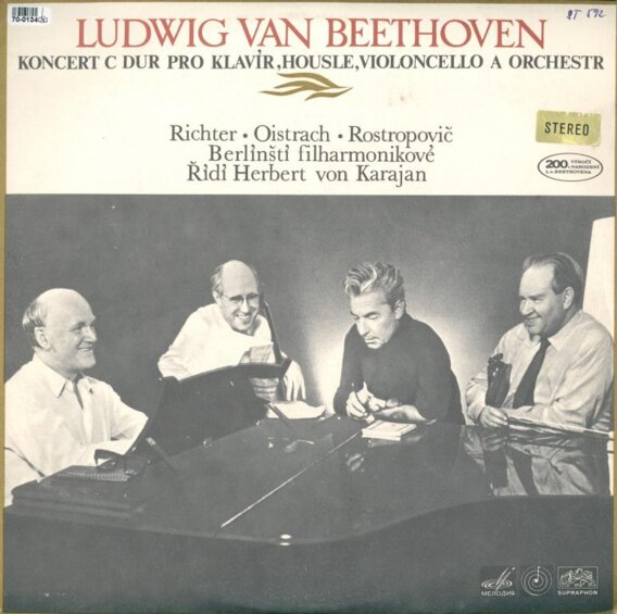 Ludwig van Beethoven - Koncert C dur pro klavír, housle, violoncello a orchestr