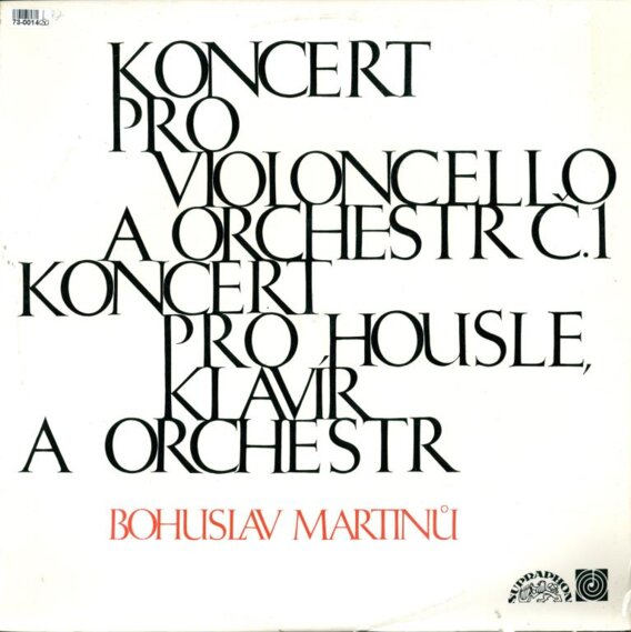 Koncert pro violoncello a orchestr č. 1, Koncert pro housle, klavír a orchestr