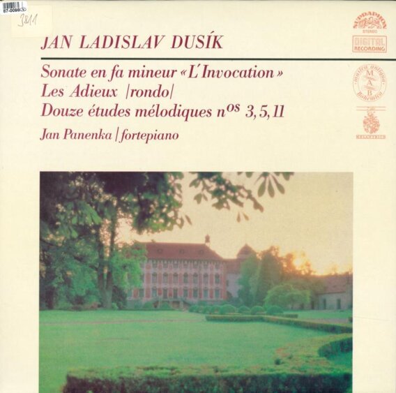 Jan Ladislav Dusík - Sonate, Les adieux, Douze études