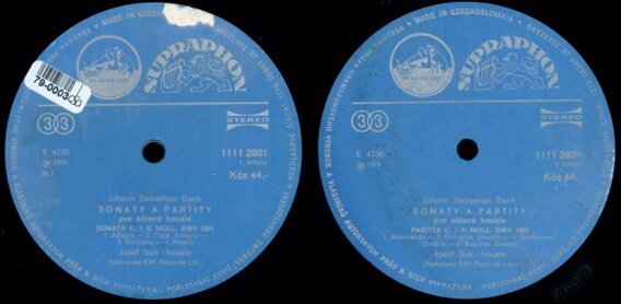 Sonáty a partita - Johann Sebastian Bach