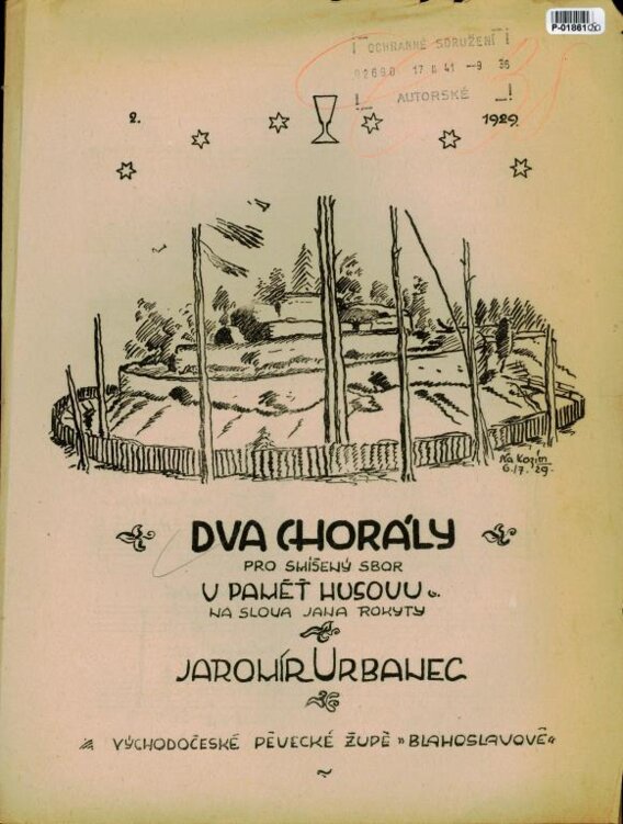 Dva chorály pro smíšený sbor V paměť Husovu