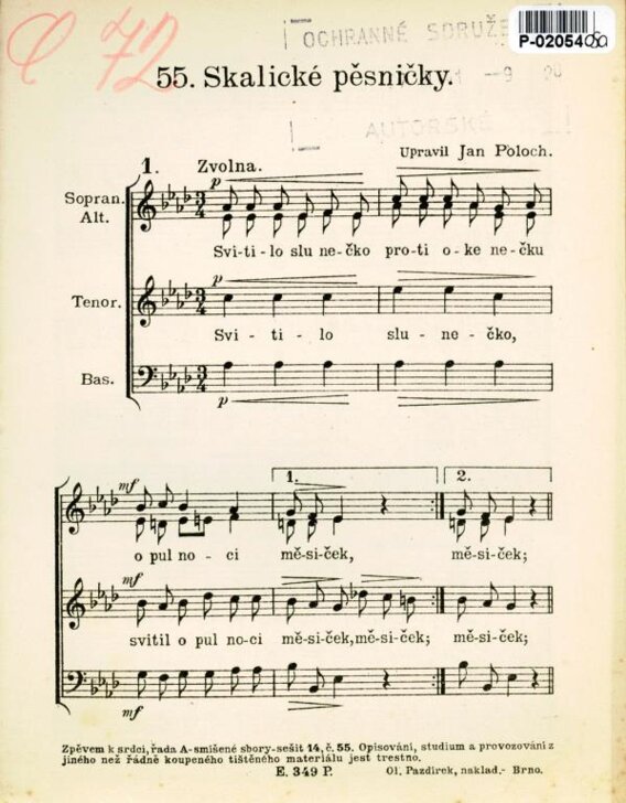55. Skalické pěsničky