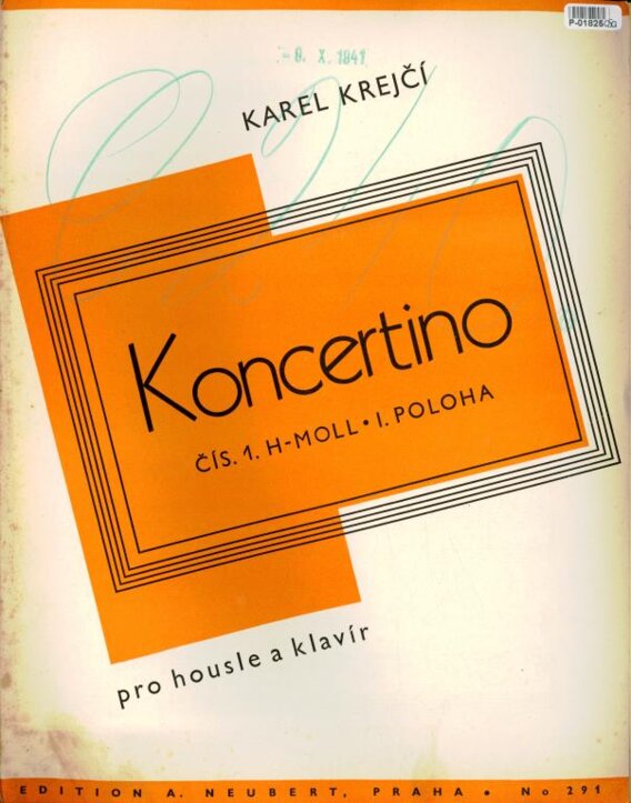 Koncertino čís. 1. H-Moll