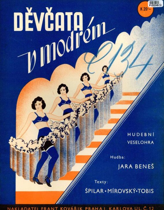 Děvčátko v modrém