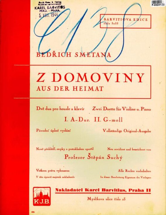 Barvitiova edice č. 3233 - Z domoviny