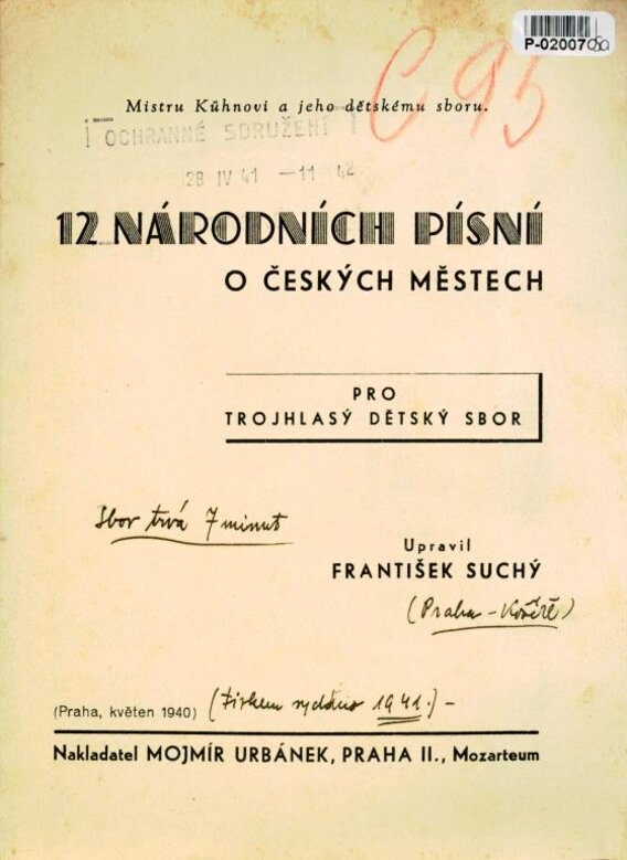 12 Národních písní o Českých městech