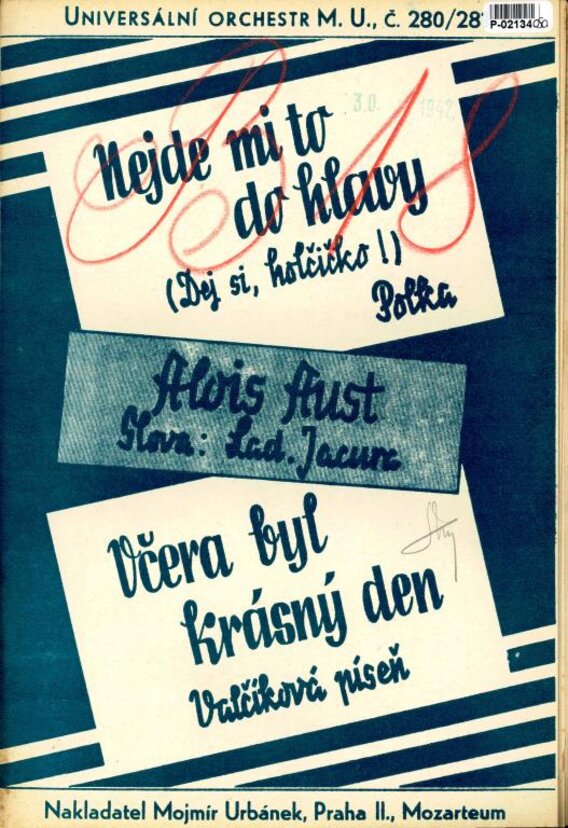 Universální orchestr M. U. č. 280/281 - Nejde mi to do hlavy, Včera byl krásný den