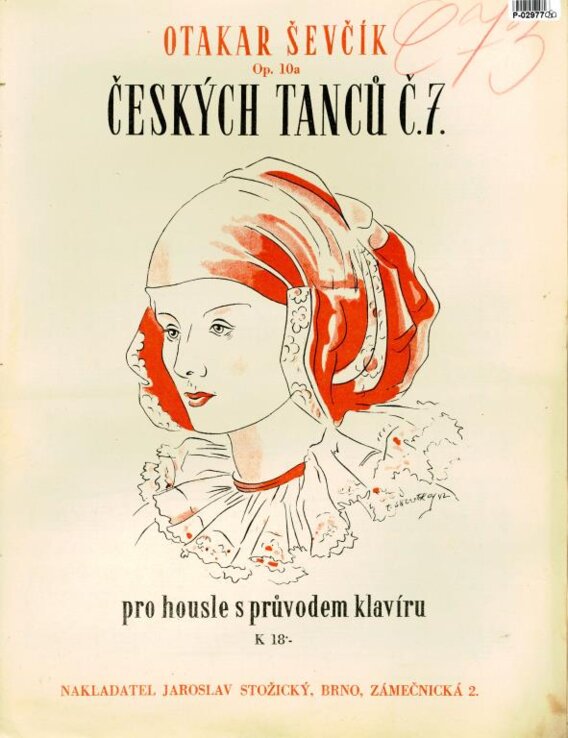 Českých tanců č. 7. pro housle s průvodem klavíru