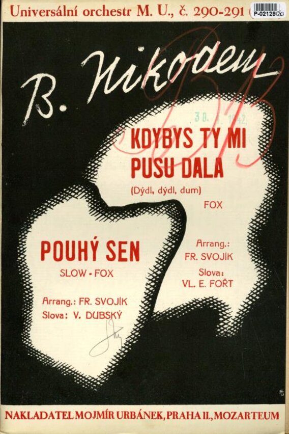 Universální orchestr M. U. č. 290 - 291 - Kdybys ty mi pusu dala, Pouhý sen