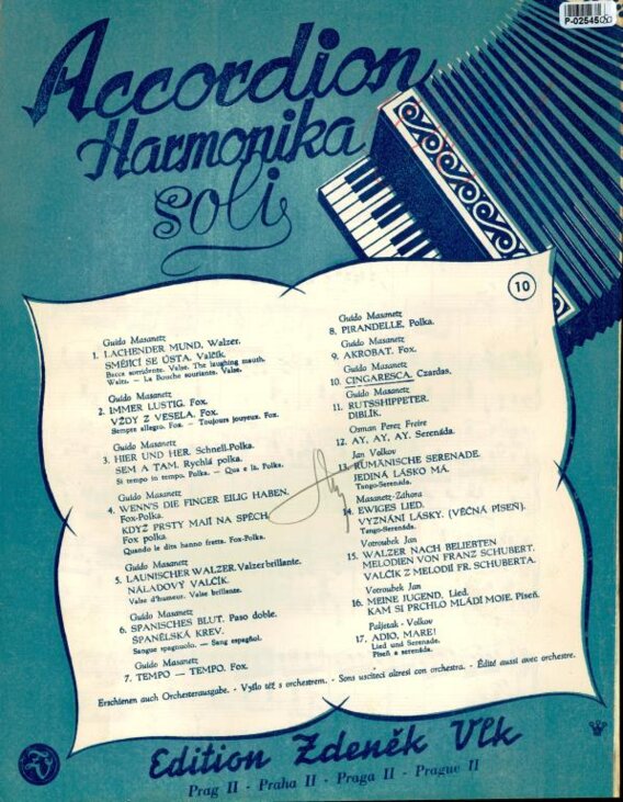 Accordion harmonika soli