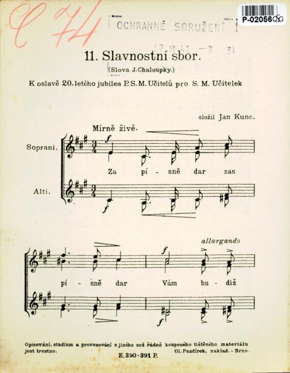 11. Slavnostní sbor