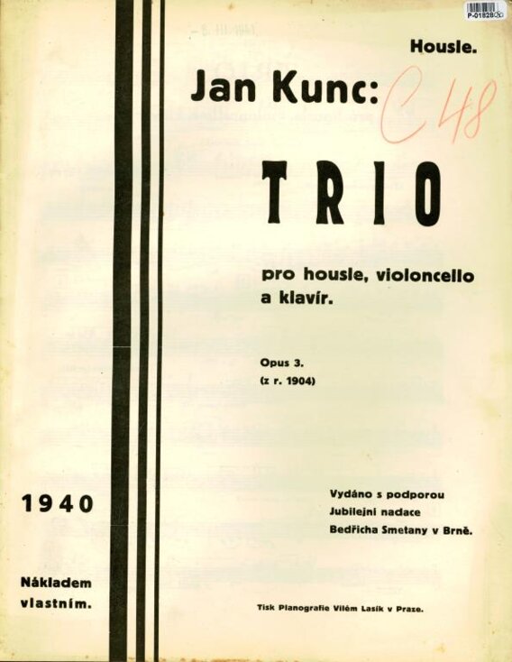 Trio pro housle, violoncello a klavír