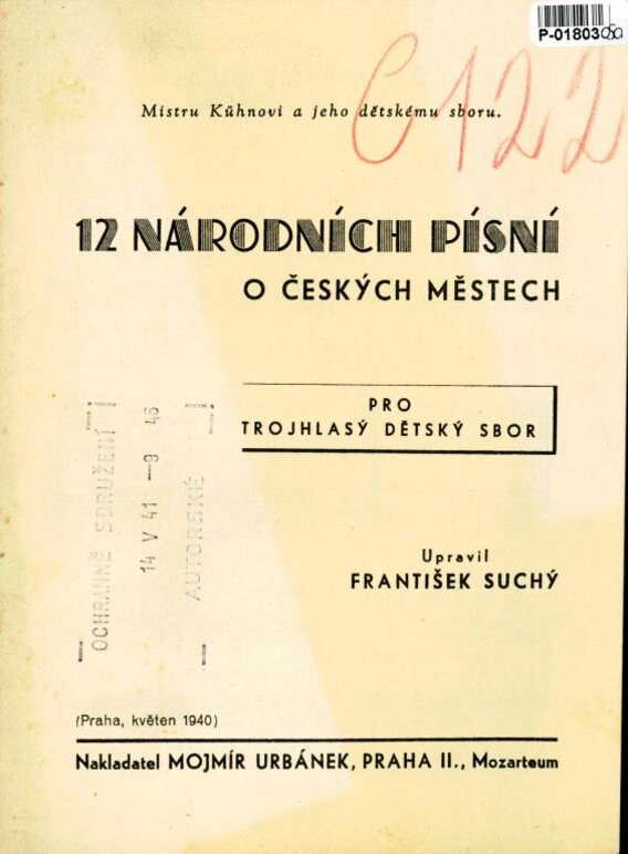 12 Národních písní o Českých městech