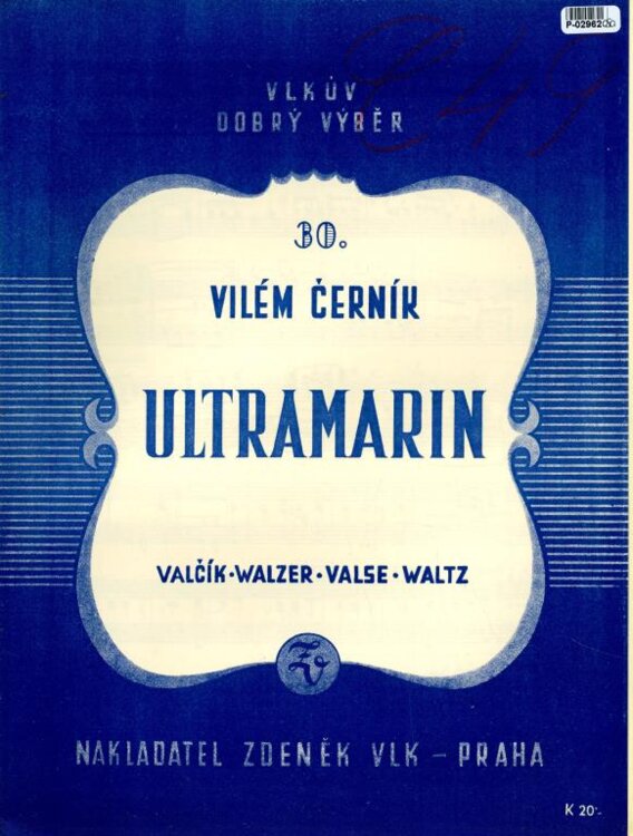 Vlkův dobrý výběr 30. - Ultramarin