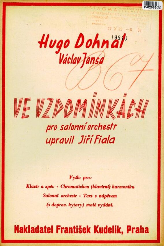 Ve vzpomínkách pro salonní orchestr