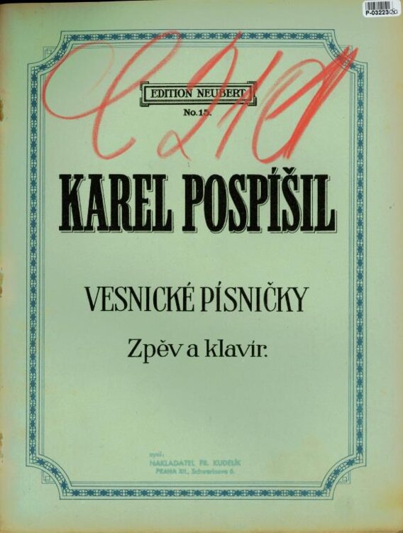 Edition Neubert 15 - Vesnické písničky