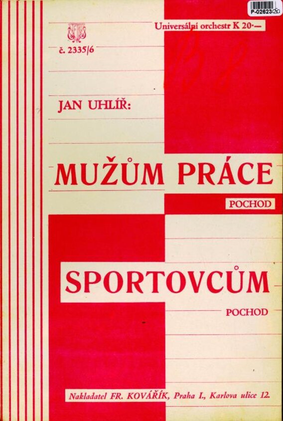 Universální orchestr č. 2335/6 - Mužům práce, Sportovcům
