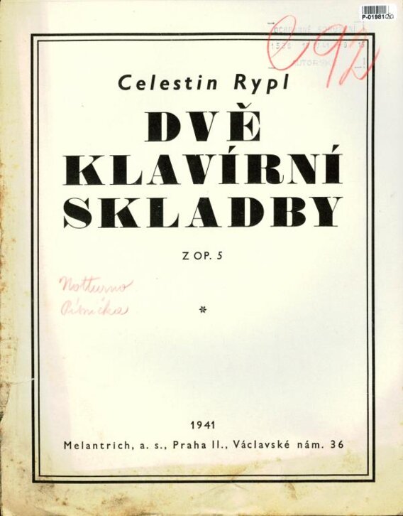 Dvě klavírní skladby