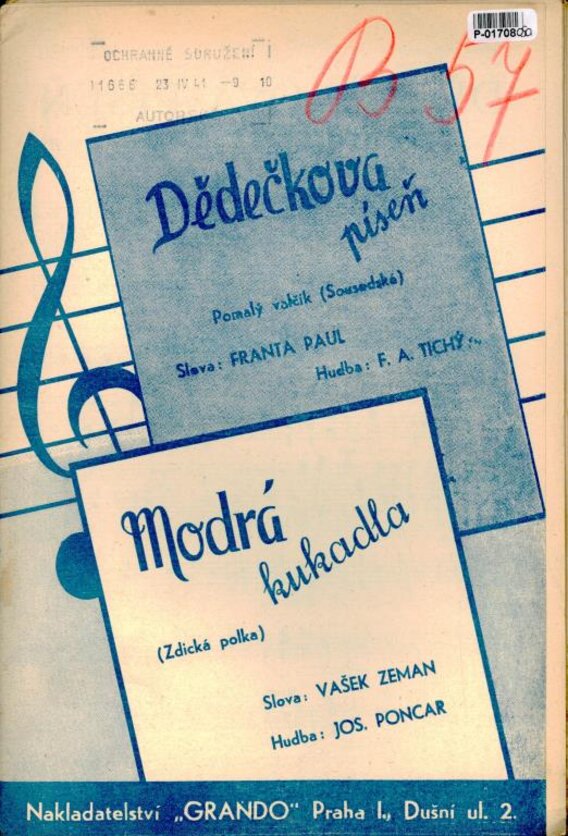 Dědečkova píseň, Modrá kukadla