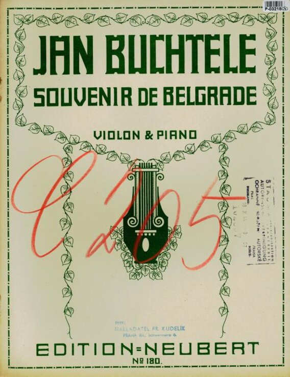 Edition Neubert 180 - Souvenir de Belgrade