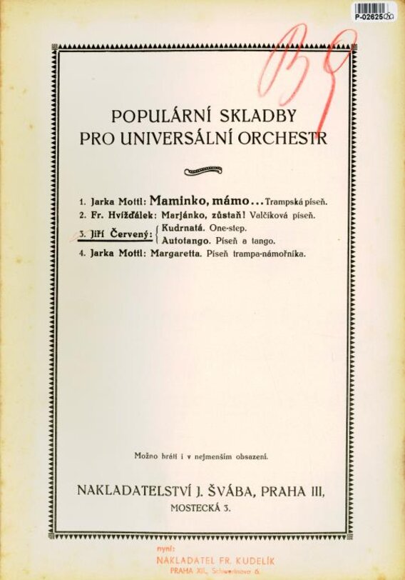 Populární skaldby pro universální orchestr