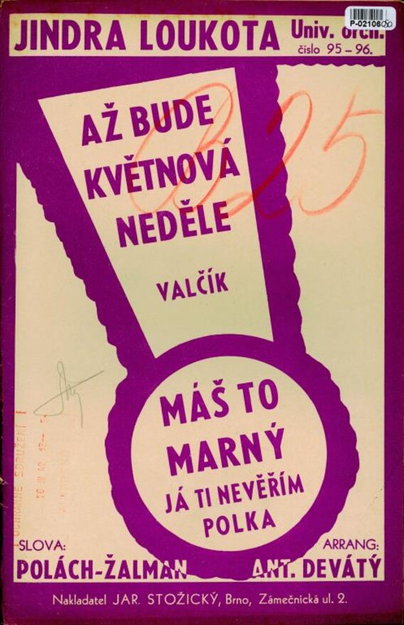 Universální orchestr č. 95 - 96 - Až bude květnová neděle, Máš to marný