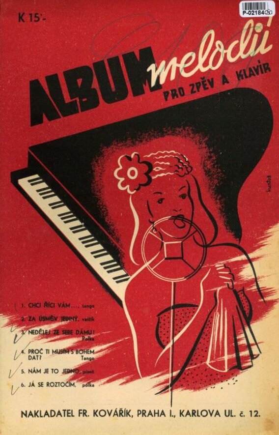 Album melodií pro zpěv a klavír
