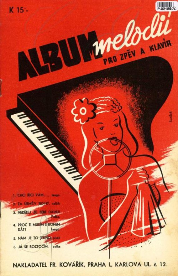 Album melodií pro zpěv a klavír